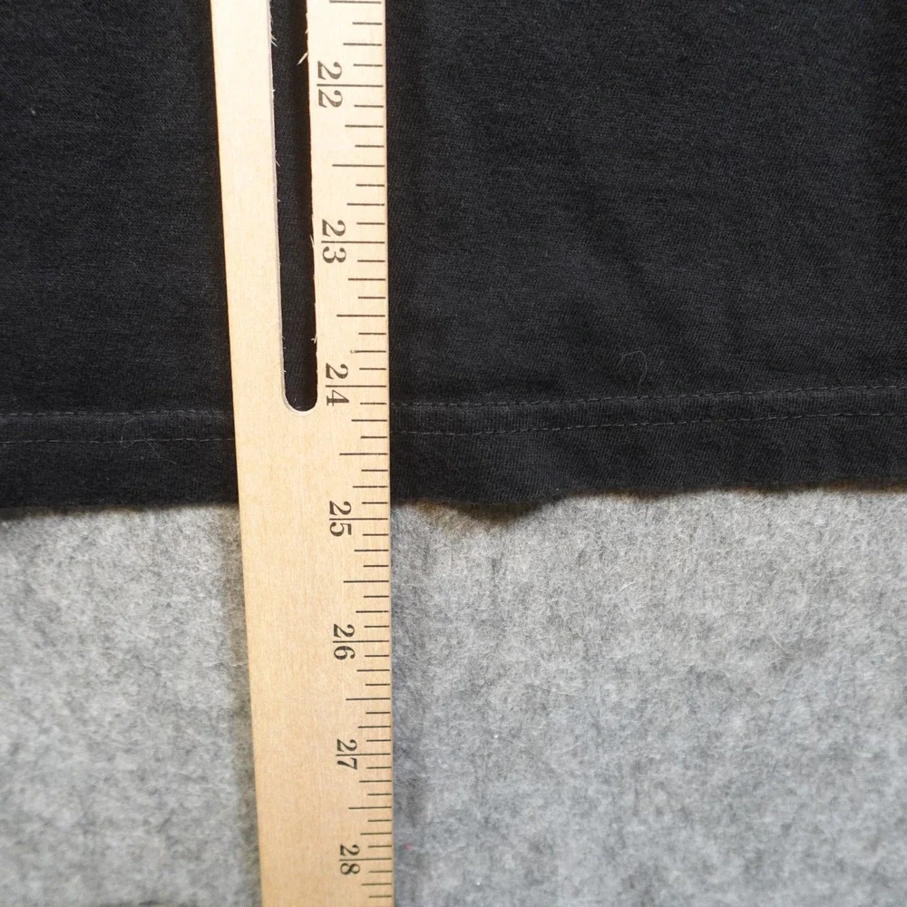 Polo Ralph Lauren Shirt Mens Medium Black Classic Fit Short Sleeve Tee VNeck‎